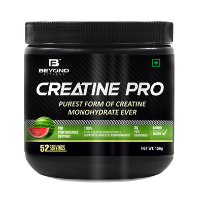 Beyond Fitness Creatine Pro-Supports Muscle Energy and Strength | 3000mg pure Creatine Monohydrate | Watermelon | 156gm