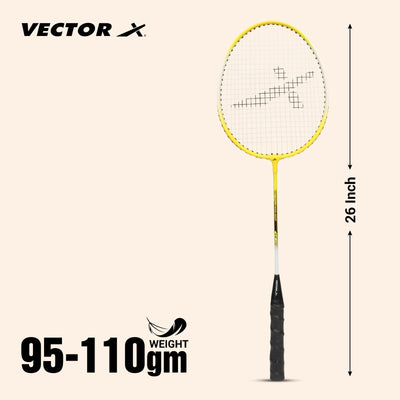 VXB-150 Without Cover Blue Strung Badminton Racquet (Pack of: 1 | 75 g)
