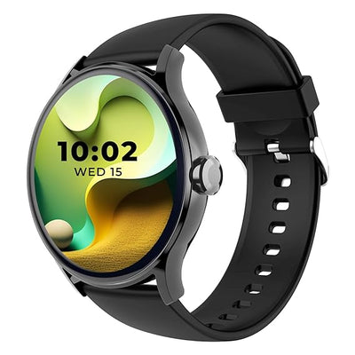Flare Pro 1.39” HD Display Bluetooth Calling Smart Watch | 100+ Sports Modes | Heart Rate Monitoring | SpO2 | AI Voice Assistant | IP68 - Black