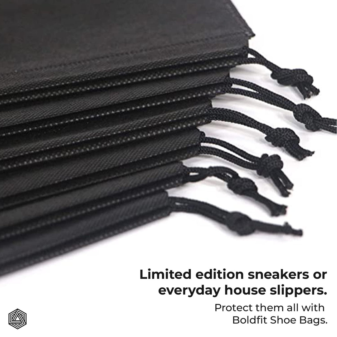 Boldfit Shoe Cover Black - Pack of 6