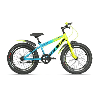 Aero 20x3.0 Semi-Fat Single Speed Bike for Kids (Blue-Green) Suitable for Age : 7 to 10 Years || Height : 3ft 10  to 4ft 7  