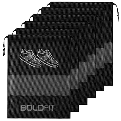 Boldfit Shoe Cover Black - Pack of 6