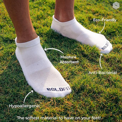 Boldfit Bamboo Ankle Length Socks For Men & Women (Pack Of 3)