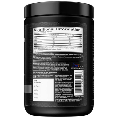 Muscletech Platinum 100% Creatine Powder (Unflavoured - 250 Gram, 83 Serves), Scientifically Researched to Build Muscle - Increase Muscle Power, Boost Strength & Enhance Performance