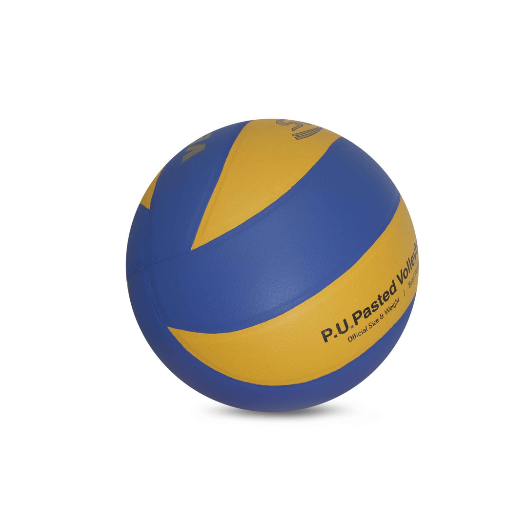 SPIRO Volleyball - Size: 4 (Pack of 1 | Yellow | Blue)