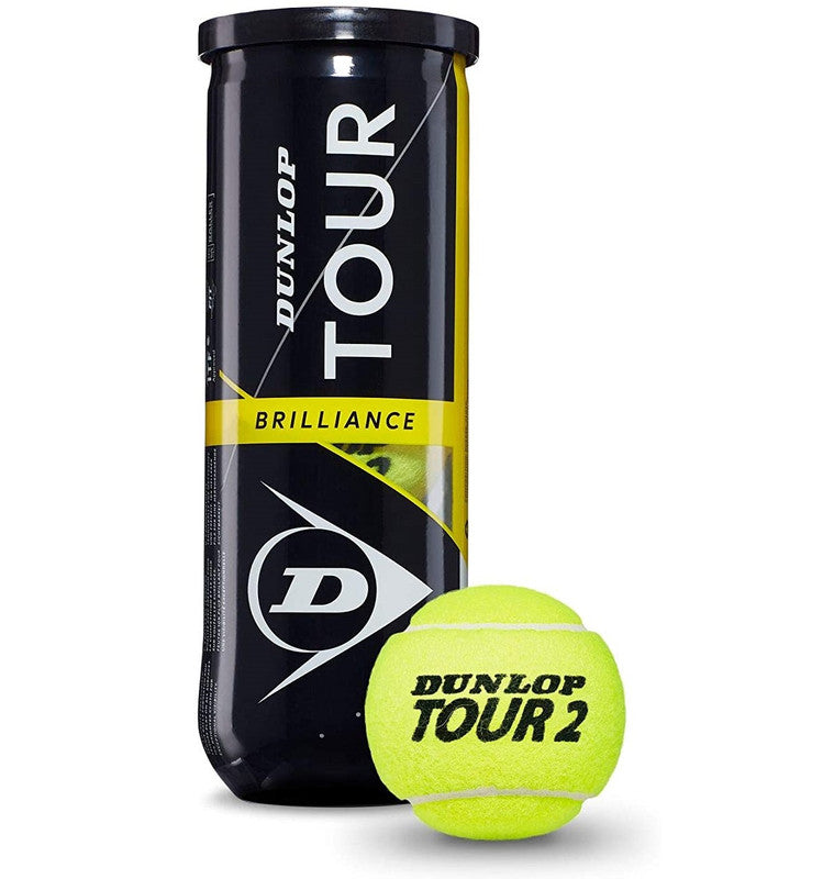 Dunlop Tour Brilliance Tennis Ball (Pack of 3)