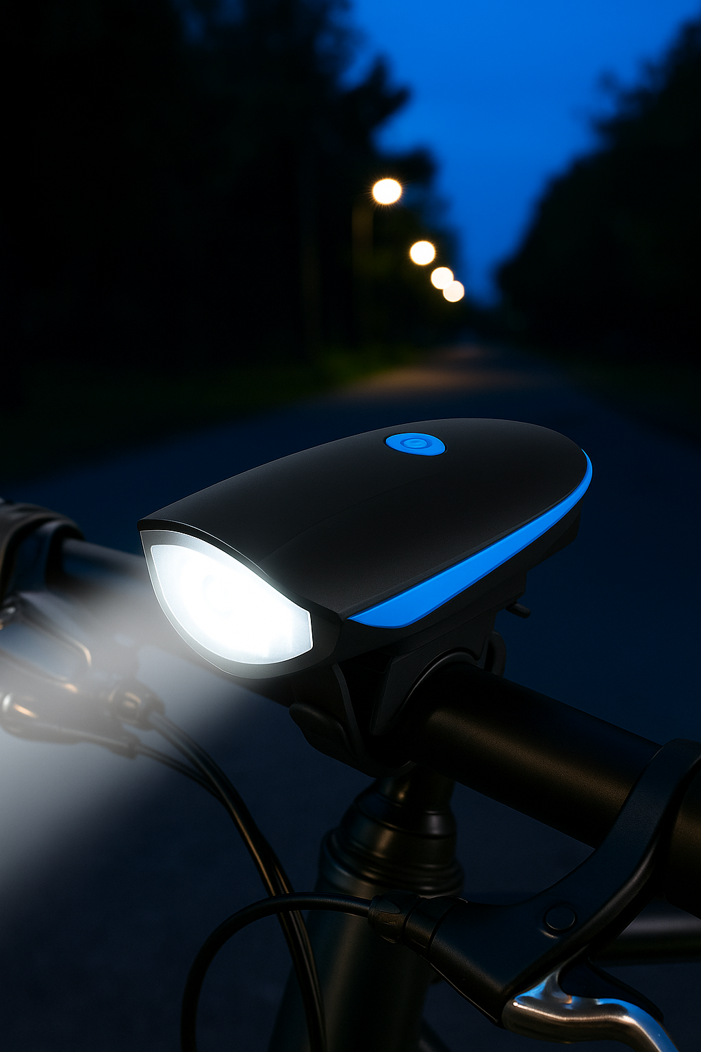 ALYV 2-in-1 Rechargeable Cycle Light (3 Modes) Cycle Light and Horn/Cycle  Lights Rechargeable Waterproof (140 dB) Cycle Light with Horn Cycle LED