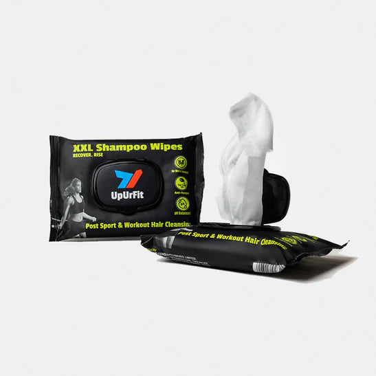 Shampoo Wipes, 10 wipes | Post Sport and Workout Hair Cleansing