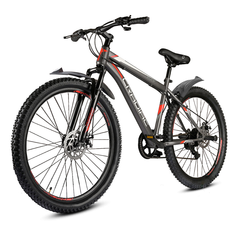 Xplorer 29 7 Gear Shimano| Grey| Double Disc| Suspension|29 Inch Tyre| Cycle| Bicycle 29 T Mountain/ Hardtail Cycle (7 Gear | Grey)