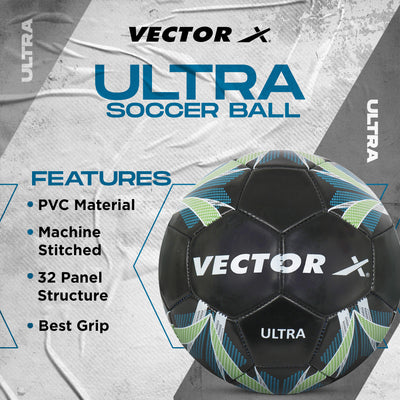 Ultra Machine Stitched Football Size 5 Black