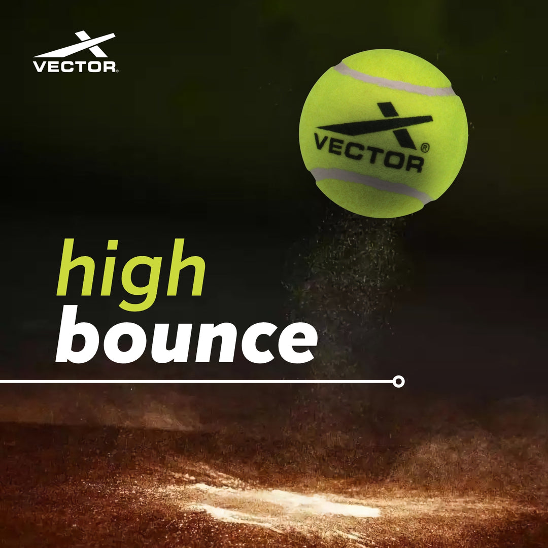 VECTOR X Heavy-Cricket Tennis Ball (Pack of 12)