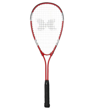 Squash Oval Shape Racquet With Full Cover (Red)