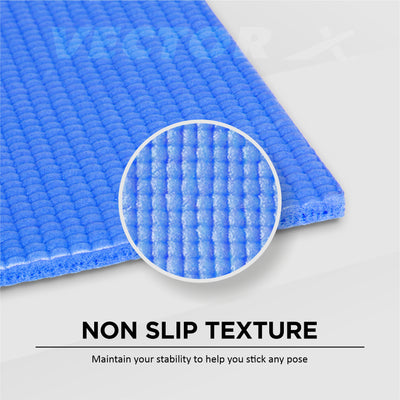 Non-Toxic Phthalate Free Best Quality and Anti slip PVC Eco Friendly 4 mm Yoga Mat (Navy)