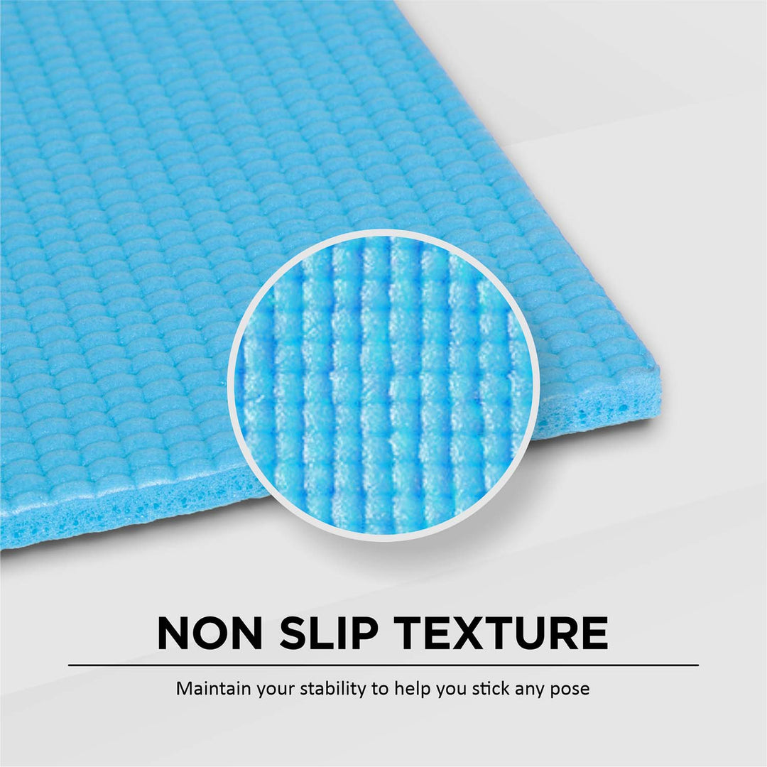 Non-Toxic Phthalate Free Best Quality and Anti slip PVC Eco Friendly 6 mm mm Yoga Mat (Teal)