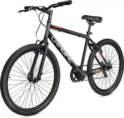 City 7 Speed 26 T Hybrid Cycle/ City Bike (7 Gear, Black)