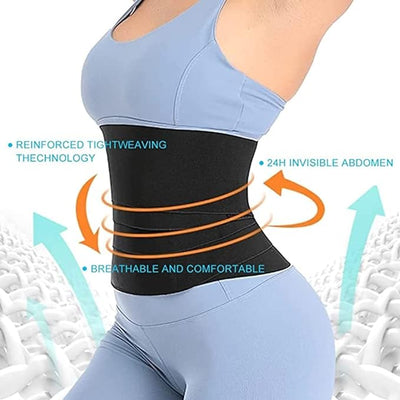 Body Shapewear & Tummy Shaper Belt for Women & Men Used for Postpartum Recovery | Weight Loss | Muscle Toning | Fitness Exercise | Workout | Back Support | Gym | Yoga