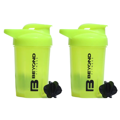 Gym Typhoon Shaker Bottle 400 ML with Mixer| Protein Shaker Bottle | Men & Women Gym Shaker Bottle for Protein Bcaa & Pre & Post Workout 400ml Capacity (Pack of 2)