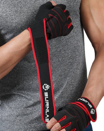 Active F8 Gloves ( Black Red) - Burnlab.Co