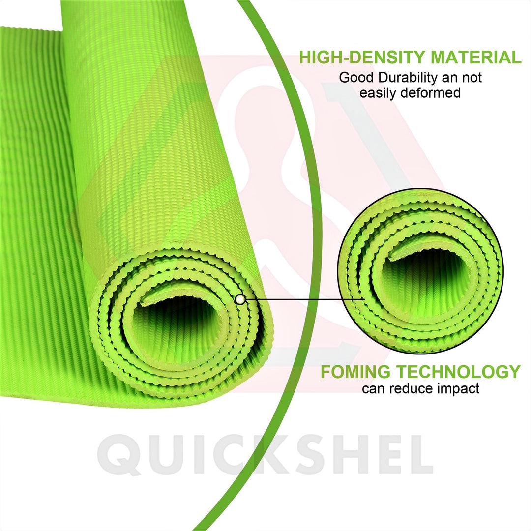 Green Ultra Soft Yoga Mat (6 mm)