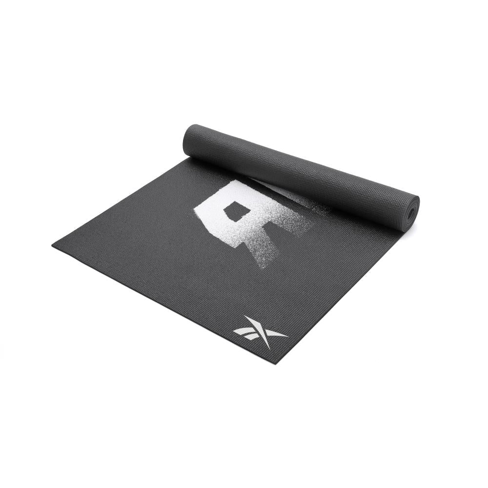 Reebok Studio Yoga Mat (Printed Black)(4mm)