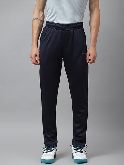 Men’s Slim Fit Polyester Track Pants (Azure Blue)