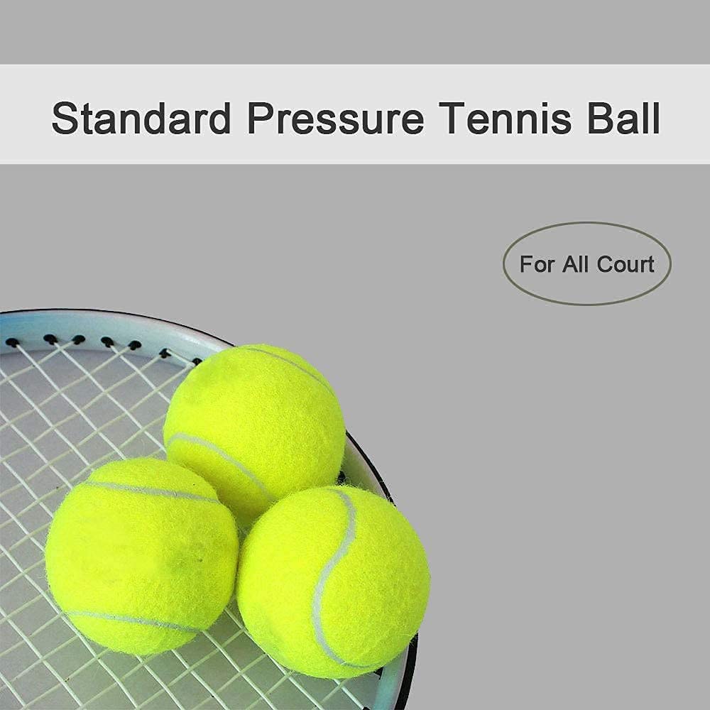 Rubber Cricket Tennis Ball(Pack of 12 |Light Yellow)