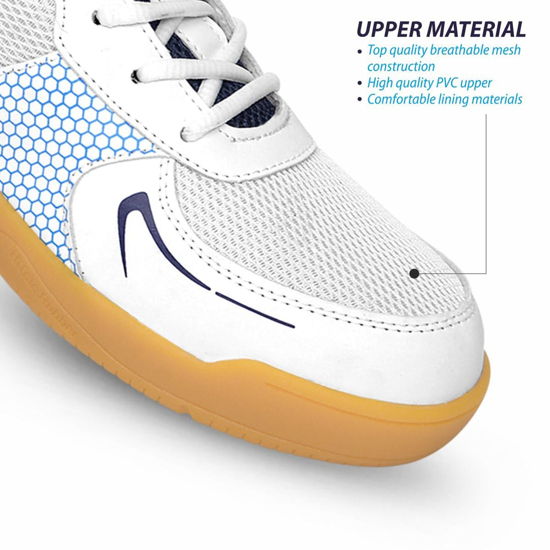 Akido Badminton Shoes for Mens | Colour - White