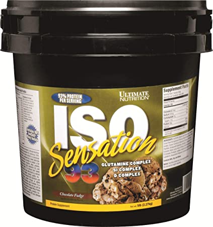 Ultimate Nutrition ISO Sensation 93 WHEY- 5 lbs (Chocolate Fudge)