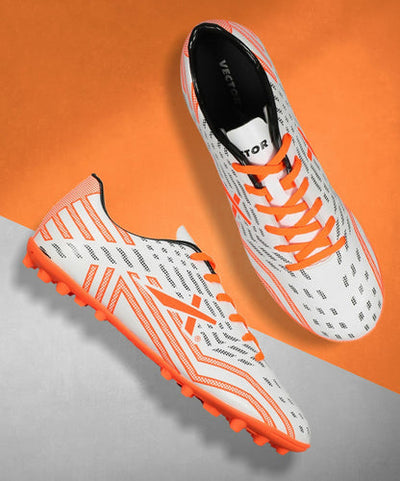 X-Force Combo Football Shoes For Men (Orange)