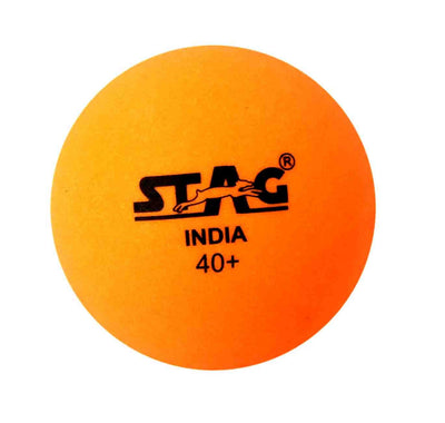Seam Plastic Table Tennis Ball | Size 40 mm | (Orange)