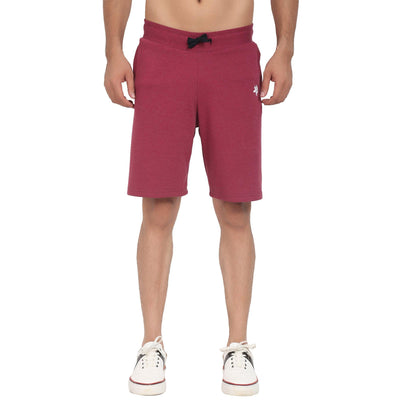 Everyday Active Shorts - Maroon (French Terry) - Kriya Fit