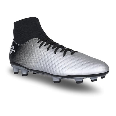 Men Oslar Blade 2.0 Mid-Top Football Shoes (Silver / Black)