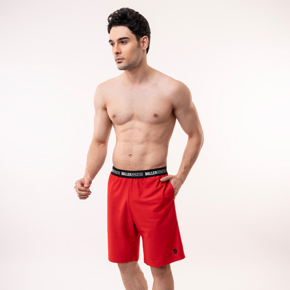 Fitness Shorts - Flame Red