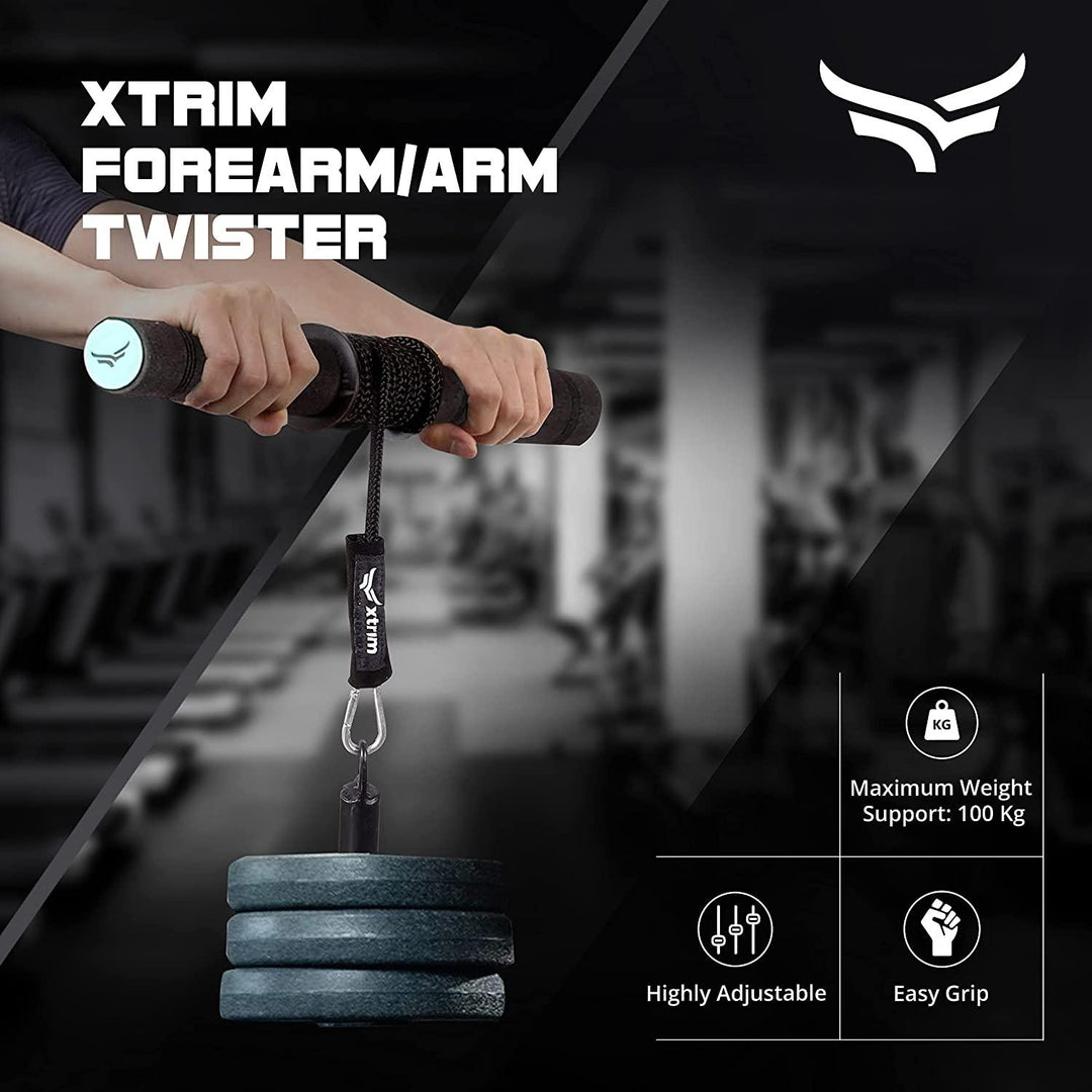 Forearm Blaster/Arm Twister (Supports 100 Kg) - Kriya Fit