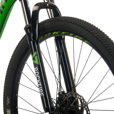 Rockfire Ascend 27.5 T Mountain/Hardtail Cycle (21 Gear | Green)