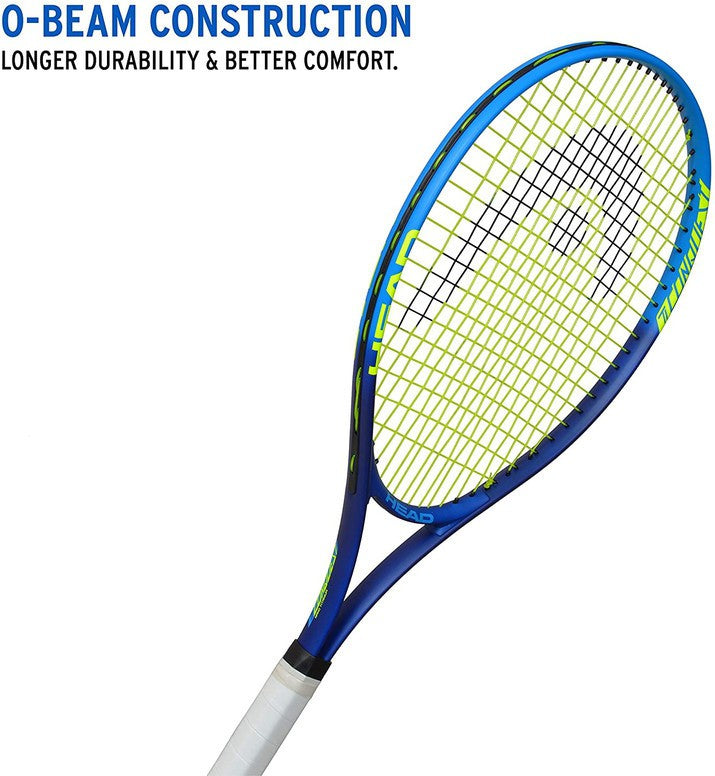 Ti Conquest Tennis Racquet (Strung) - Blue Black