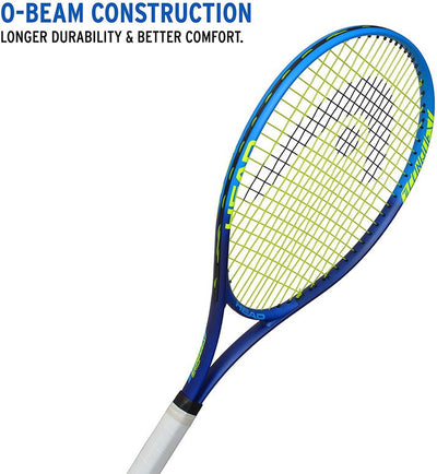 Ti Conquest Tennis Racquet (Strung) - Blue Black
