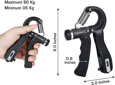 Countable Hand Strengthener with Adjustable Resistance Exerciser Wrist Workout