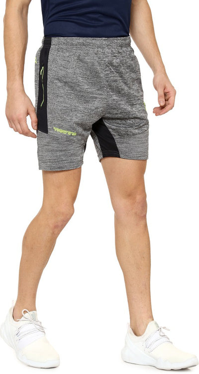 Men Grey Sports Shorts