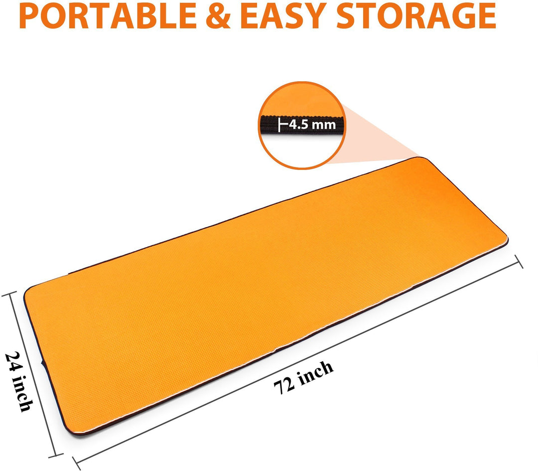 Orange Ultra Soft Yoga Mat (4.5 mm)