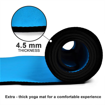 Blue Ultra Soft Yoga Mat (4.5 mm)
