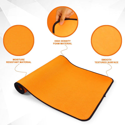 Orange Ultra Soft Yoga Mat (4.5 mm)