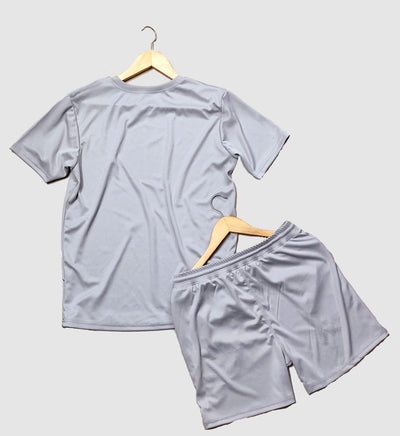 Astarya Printed Men Co-ords Track Suit (Grey)