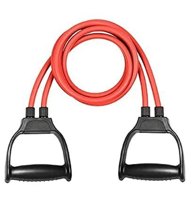 Double Toning Resistance Tube  Red - Kriya Fit