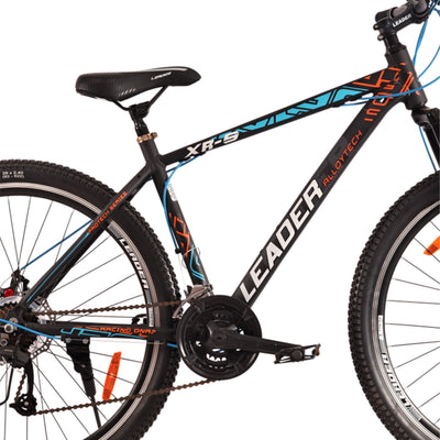 XR-5 29T, 21-Speed Alloy MTB Cycle with Dual Disc Brake and Front Suspension, 29" Hybrid Cycle City Bike, 21-Gear, Black