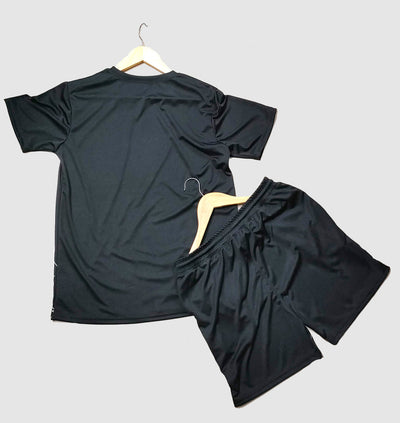 Astarya Printed Men Co-ords Track Suit (Black)