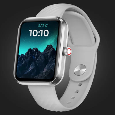 Marv Aura 1.83” Always On Display Smartwatch with Bluetooth Calling - Silver