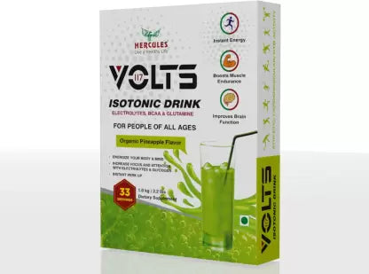 Hercules Volts 117 Isotonic Drink  (1 kg, Pineapple)