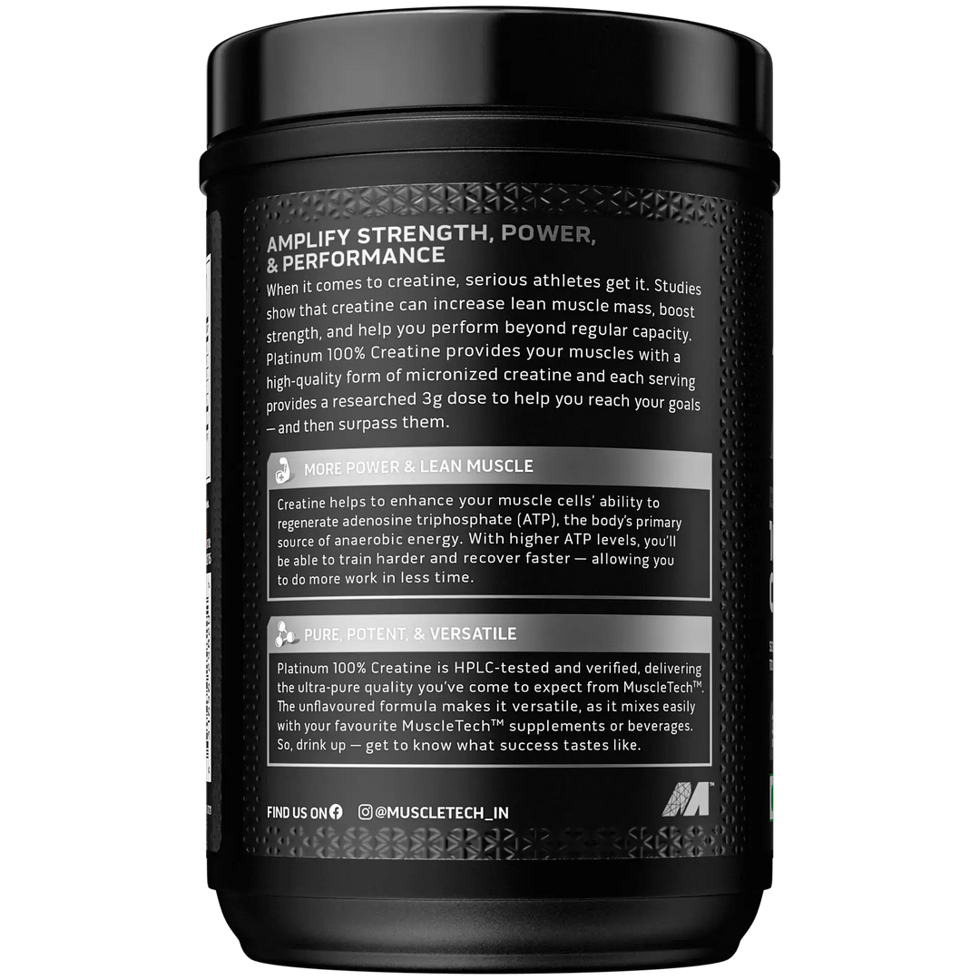 PLATINUM 100% CREATINE - 250GM