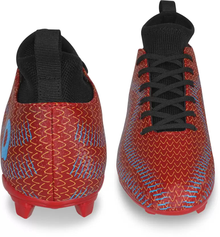 Pro Rattle Snake Football Stud Football Shoes For Men (Red)